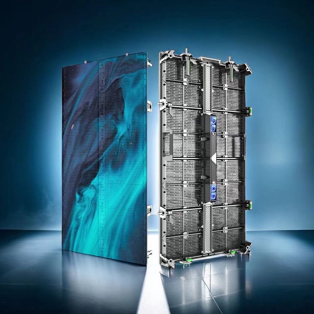 XL Cabinet 500×1000 мм Indoor — полупрозрачный прокатный кабинет LED экрана
