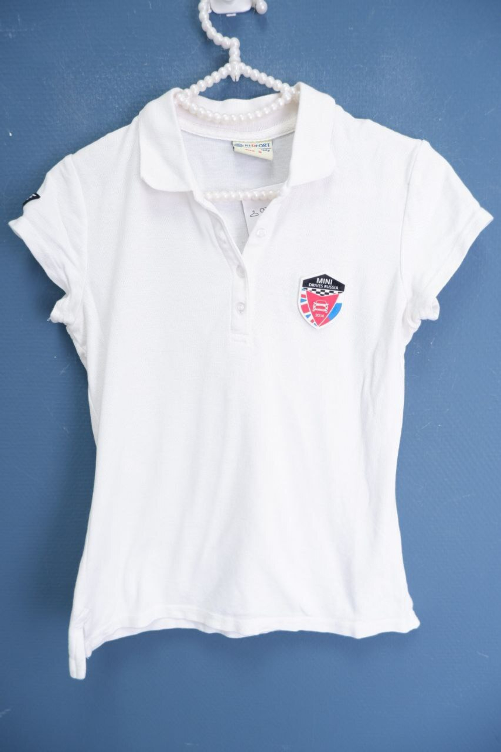 Футболка-поло Redfort с лого 44 размер