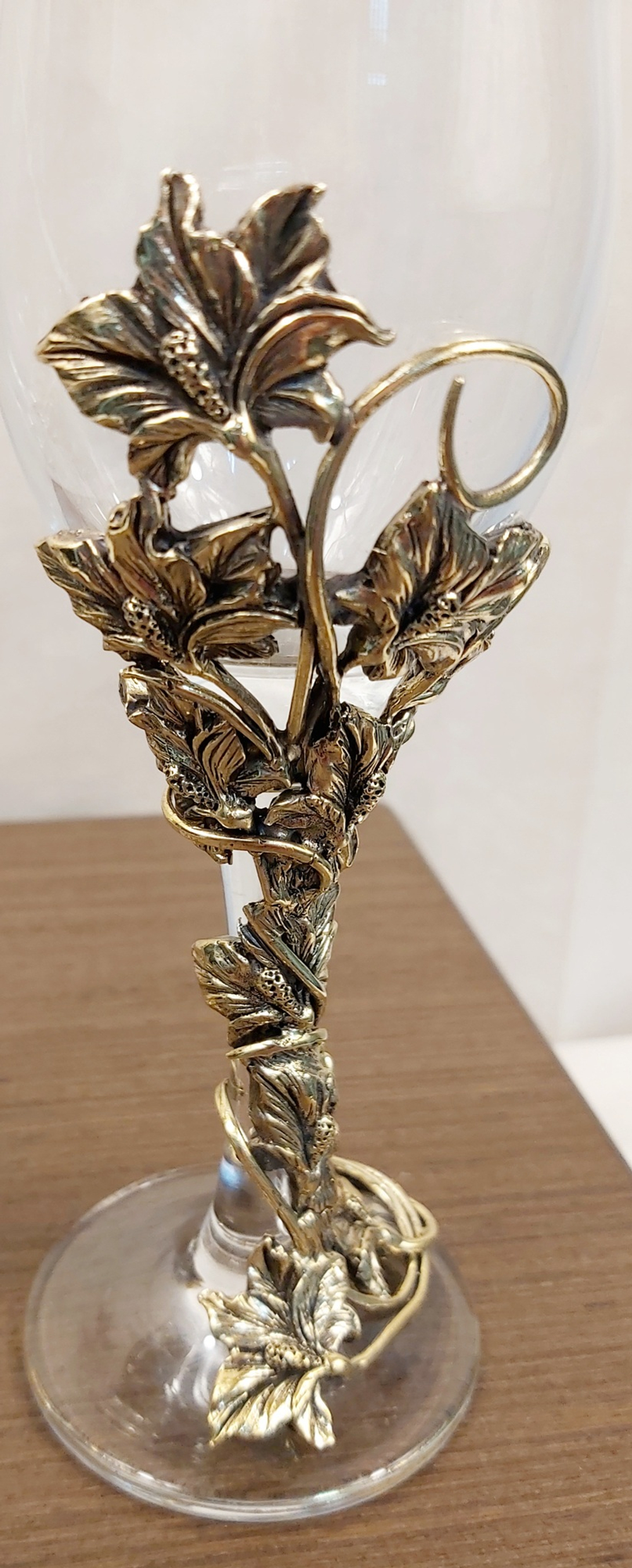 Набор бокалов для Шампанского на 2 персоны "Цветочный"