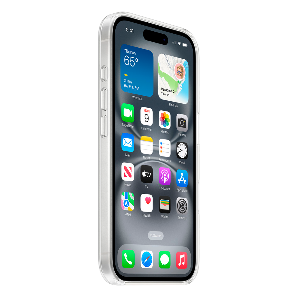 Прозрачный чехол с поддержкой MagSafe Apple Clear Case для iPhone 16