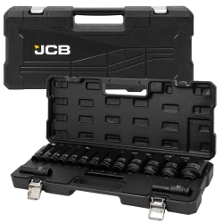 Набор головок ударных глубоких 15пр.,1/2''6гр в пласт.кейсе JCB JCB-4166D-5MPB