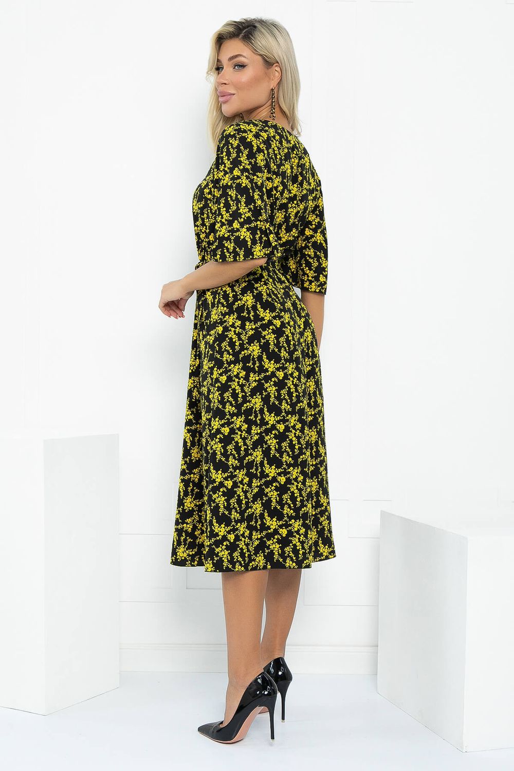 Платье Натали (черное) П12730-21М LT Collection