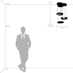 763339 Подвес UNITARIO 34.5W LED 3795LM СЕРЕБРО МАТОВЫЙ 3000K