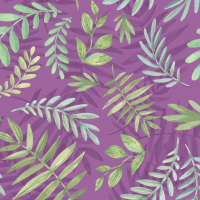 Паттерн из листьев