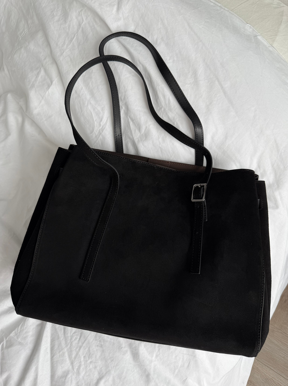 Сумка из натуральной замши