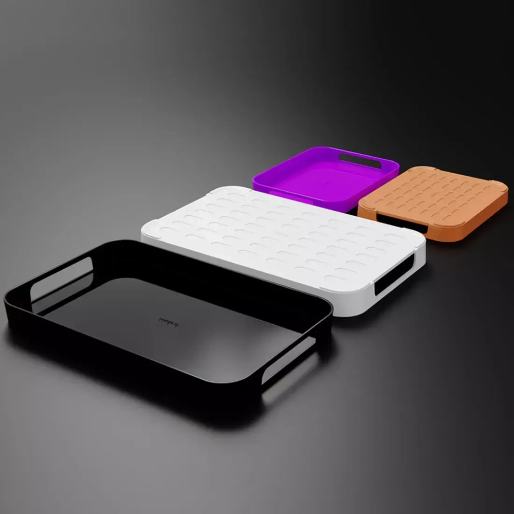 Поднос для сервировки 51x33см Trebonn Serveware белый