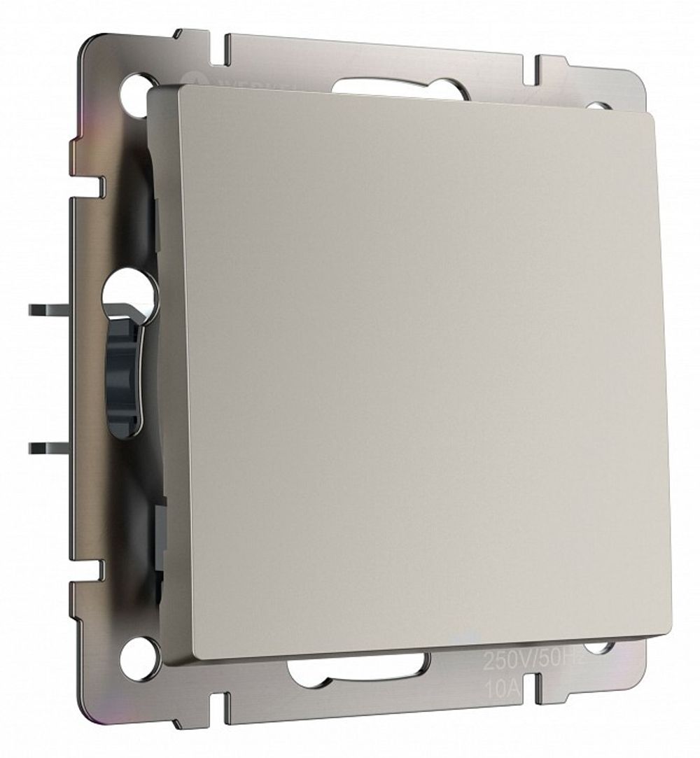 Выключатель проходной одноклавишный без рамки Werkel дымчатый W1210004