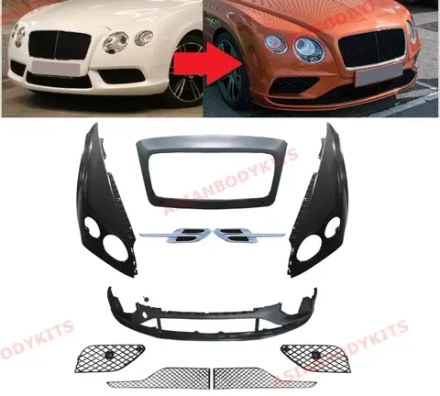 Комплект рестайлинга для Bentley Continental GT 2011-2015 в Continental Supersport 2015-2017 Бентли Континенталь