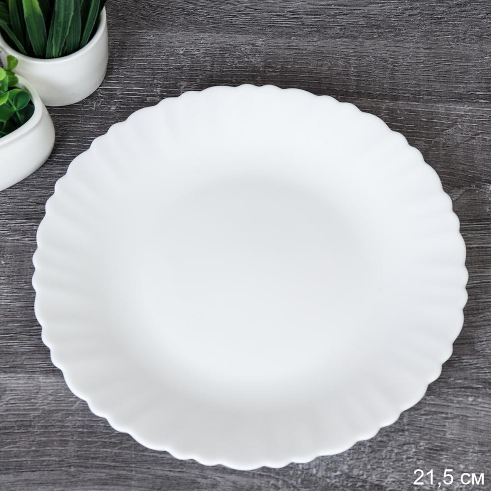 Тарелка 215 мм Классика белая / FLXP85 (WHITE)