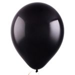Шар (12"/30 см) Черный, Пастель 50 шт.