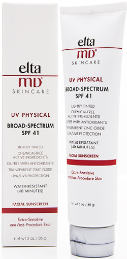 elta MD UV Physical Broad-Spectrum солнцезащитное средство для лица с оттенком SPF41 85г