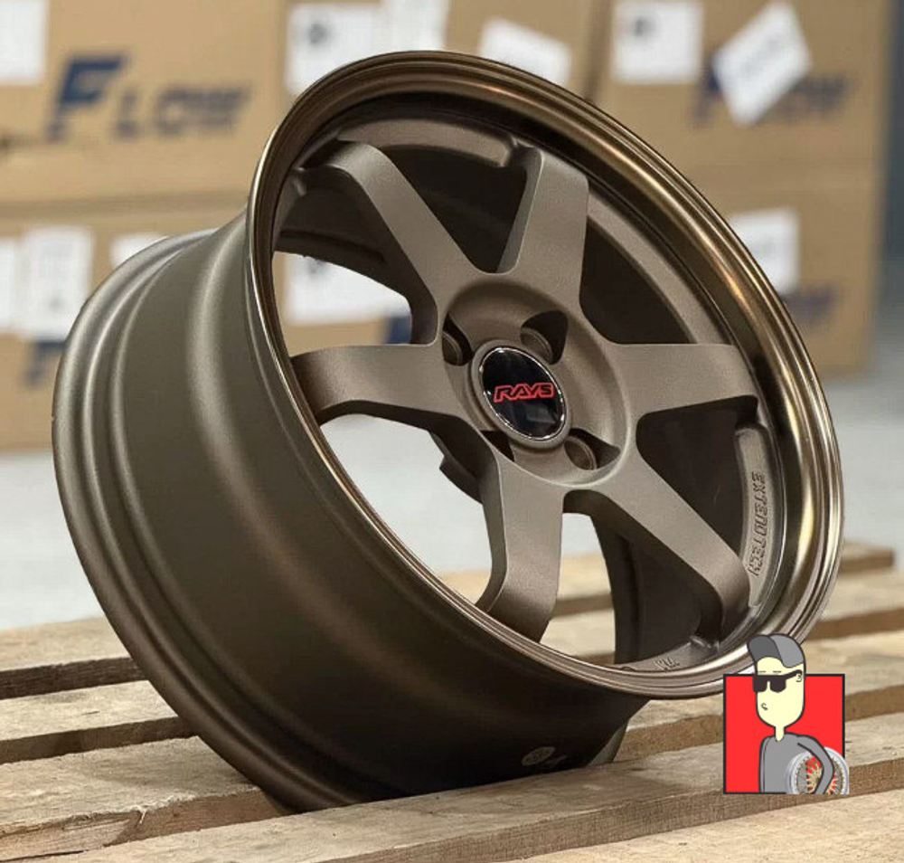 Комплект дисков Rays TE37 15x7 et38 4x100