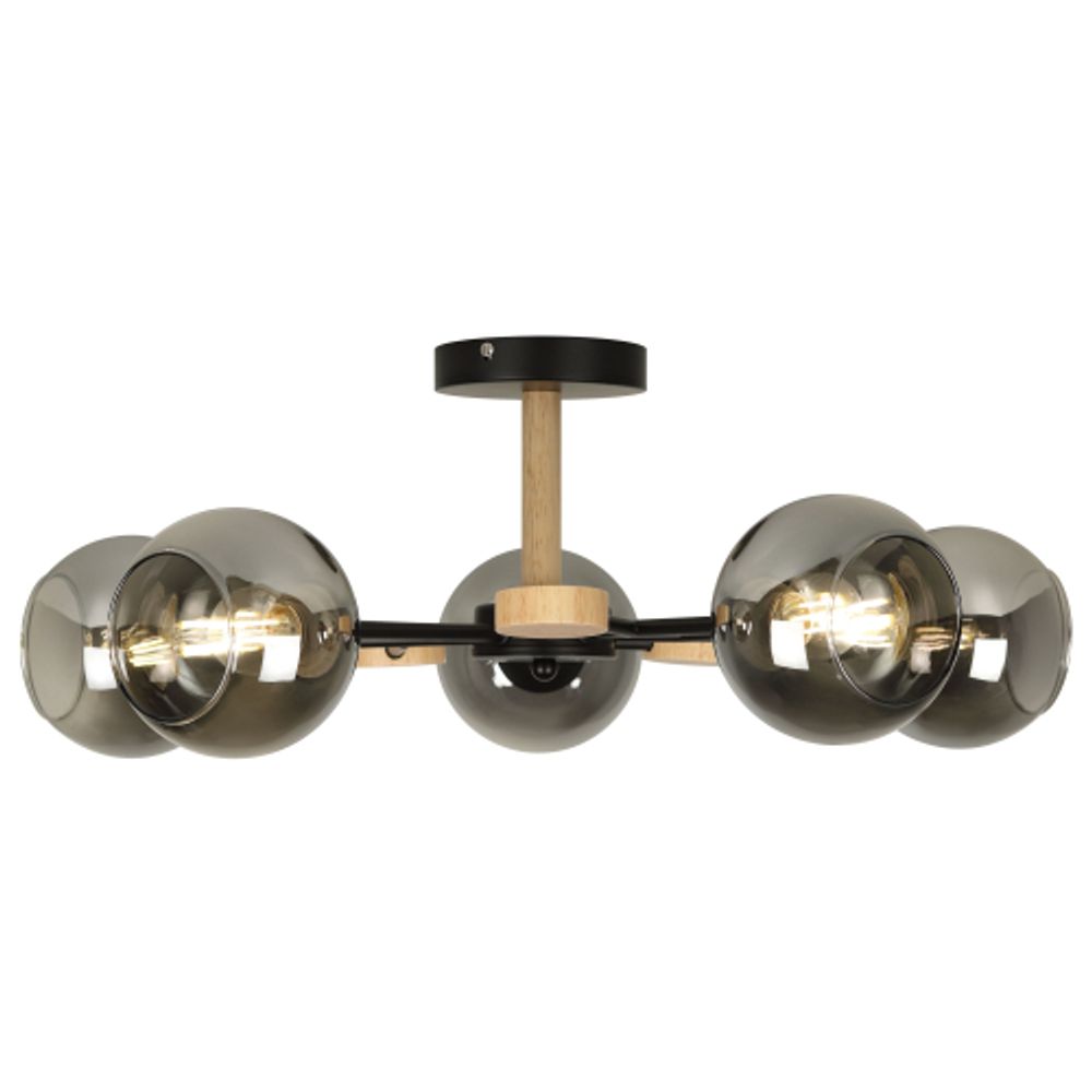 Люстра Rivoli Elouisa 9181-305 5 х Е27 60 Вт модерн