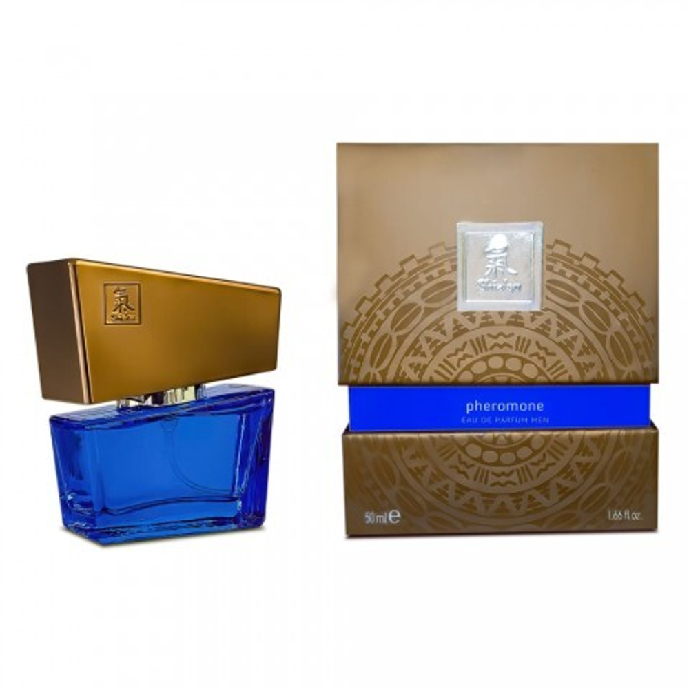 Духи с феромонами «Darkblue» Shiatsu мужские 50 мл.