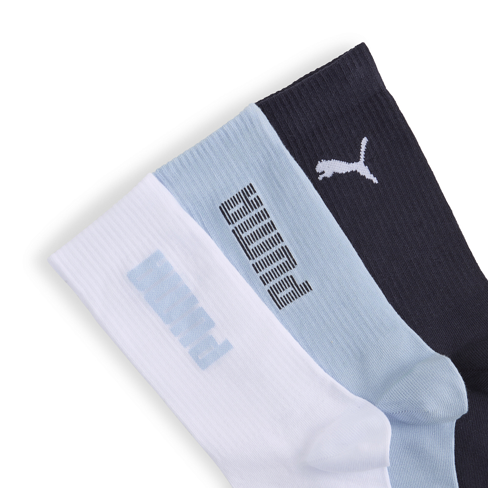 Носки PUMA UNISEX RIB LOGO CREW SOCK 3P