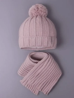 Шапка для девочки осенняя и шарф