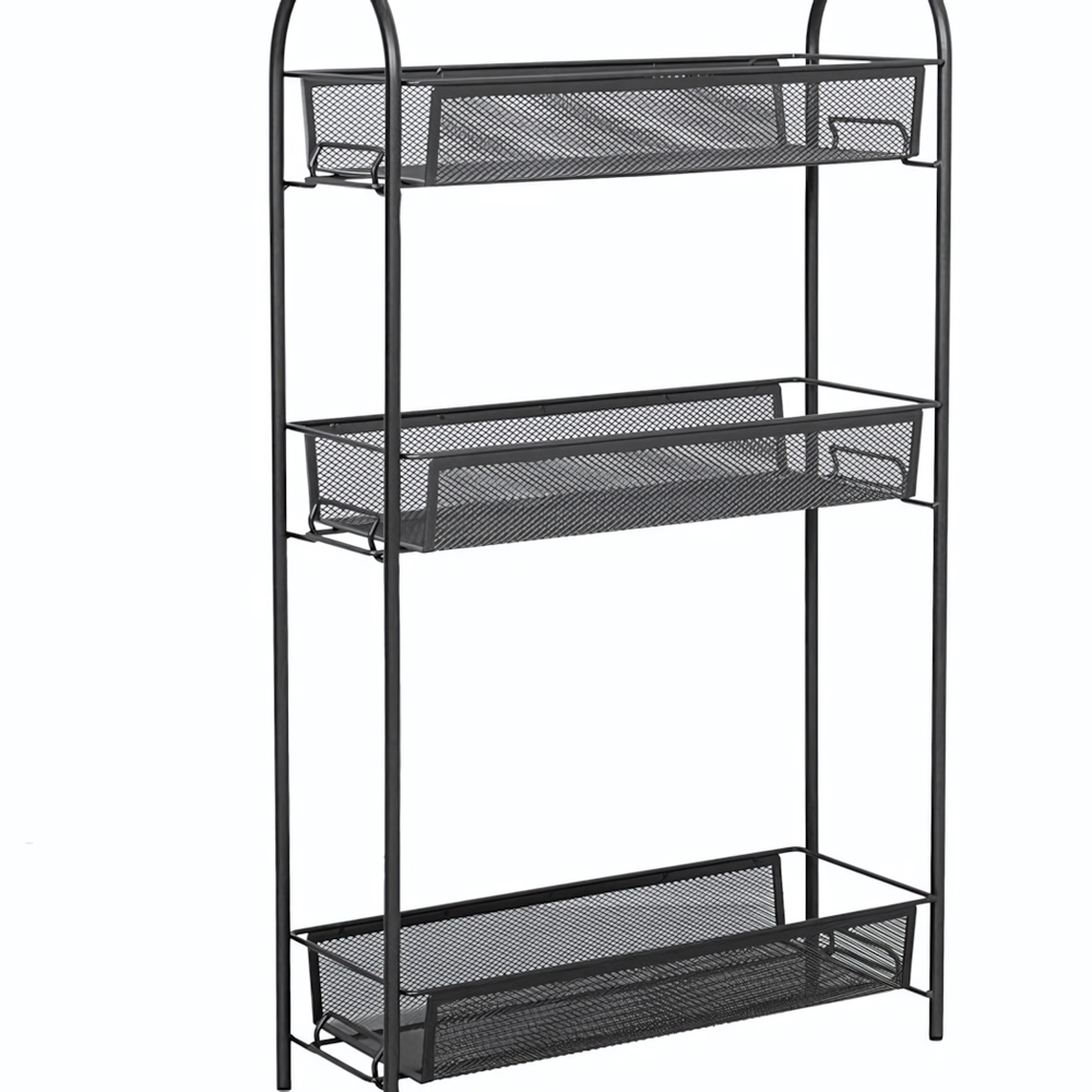 Этажерка 3х-секционная «Ладья 13», цвет графит, 43*17*75,5см АКЦИЯ