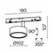 Трековый светильник Радо / Rado Exility 2700-6000K 18Вт 120° Dim Dali1 Technical tr040-4-18wtw-dd-b