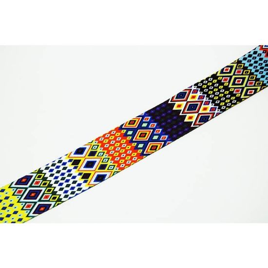 FL40173PA PolyArt Ремень для гитары, полиэстер, маленькие ромбы, Fidel