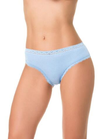 Трусики-слипы из деликатного хлопкового полотна (Размер: L) (Цвет: серый)