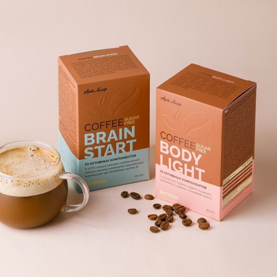 Кофе без сахара "Брэйн старт" (BRAIN START)