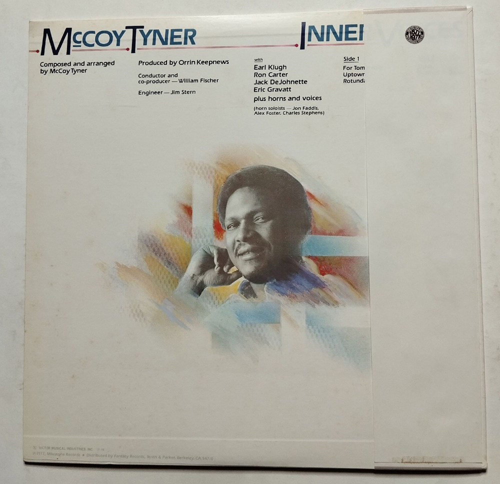 Винтажная виниловая пластинка LP McCoy Tyner Inner Voices (Japan 1978) (Obi)
