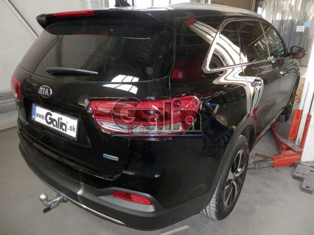 Фаркоп оцинкованный Galia H091A для Hyundai Santa Fe 2012-2018, Kia Sorento 2012-2015, 2015-(паспорт и сертификат в комплекте)(без электрики)