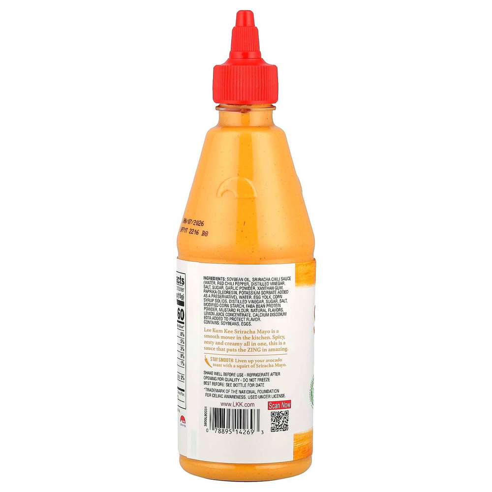 Lee Kum Kee, Шрирача майонез, 445 мл (15 жидк. Унций)
