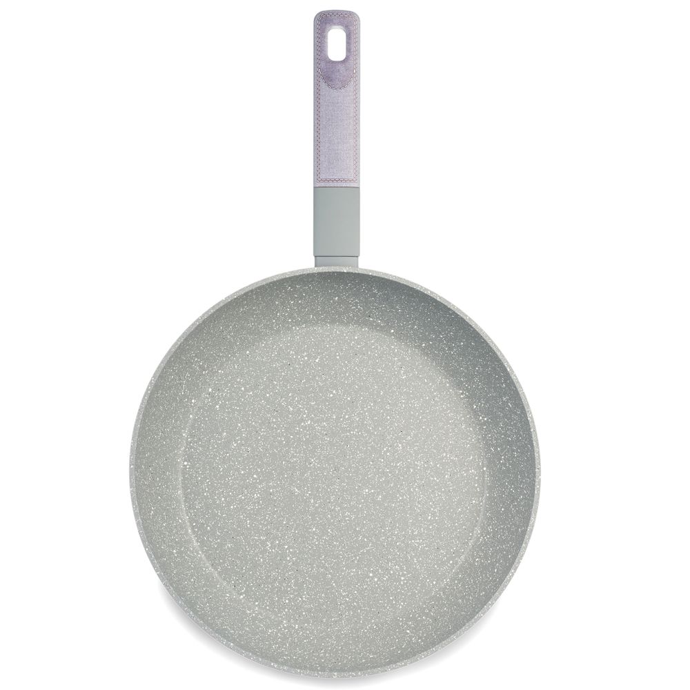 СКОВОРОДА С АНТИПРИГАРНЫМ ПОКРЫТИЕМ PFLUON MARBLE, 28*5,2 СМ