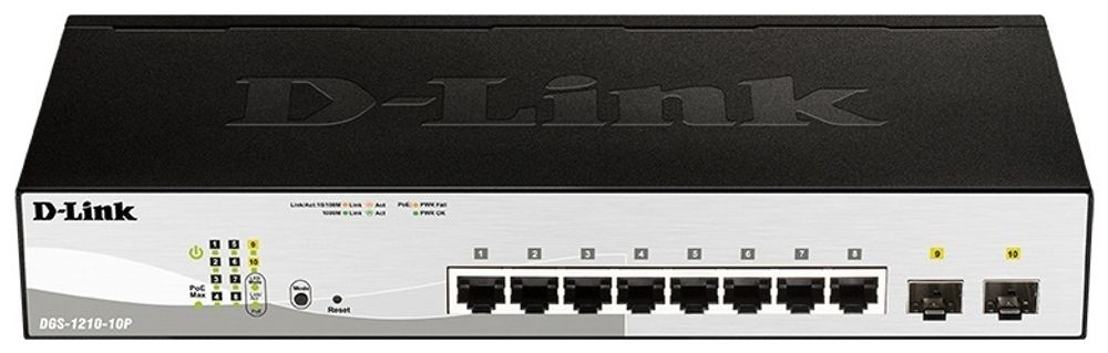 Коммутатор D-link DGS-1210-10P/F3
