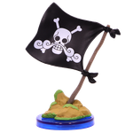 Фигурка One Piece WCF Wanokuni Kaisouhen 2 Gol.D.Roger flag
