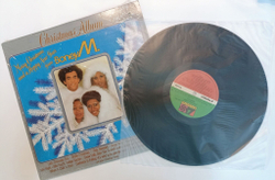 Винтажная виниловая пластинка LP Boney M Christmas Album (Canada 1981)