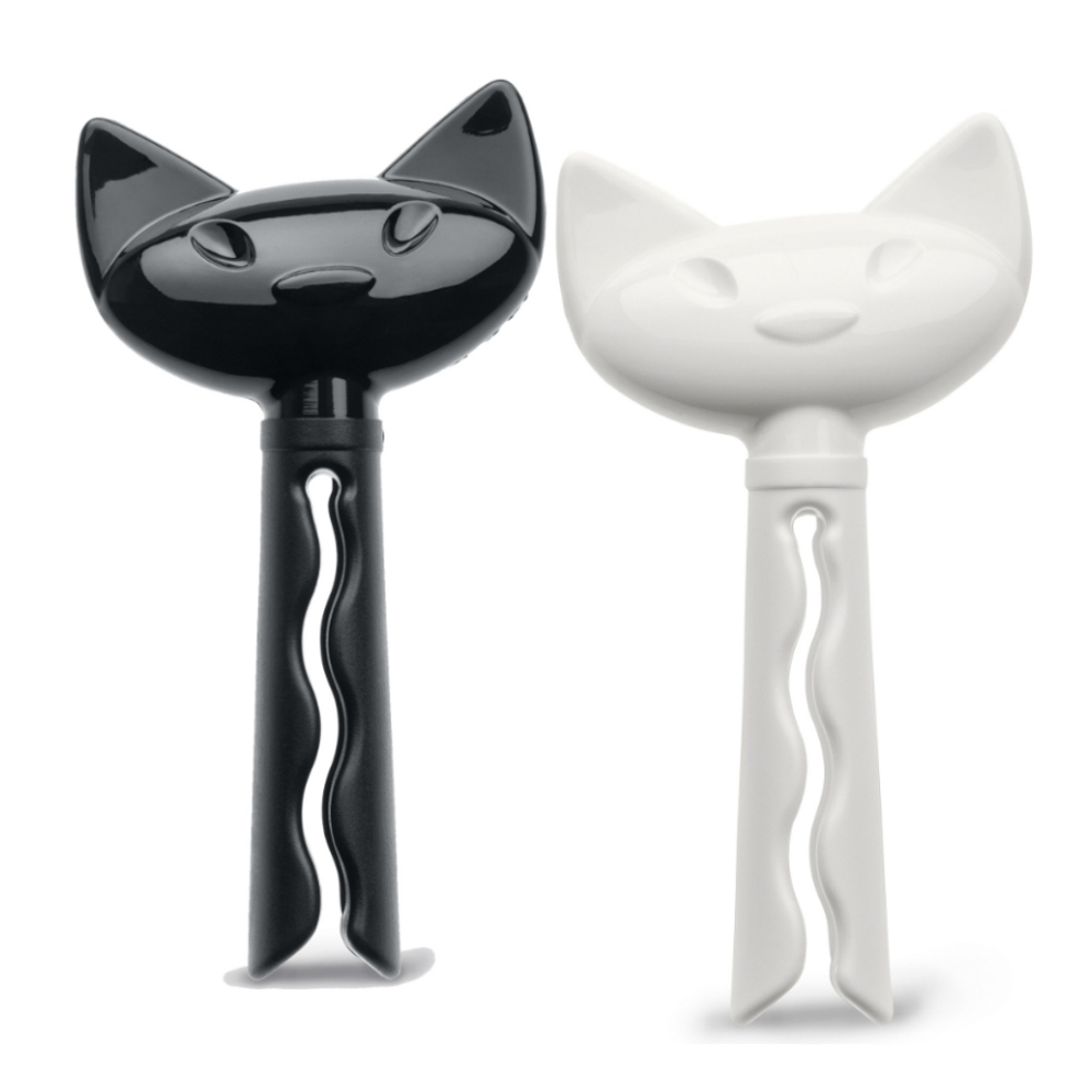 Набор зажимов для пакета miaou, черно-белый, 2 шт.