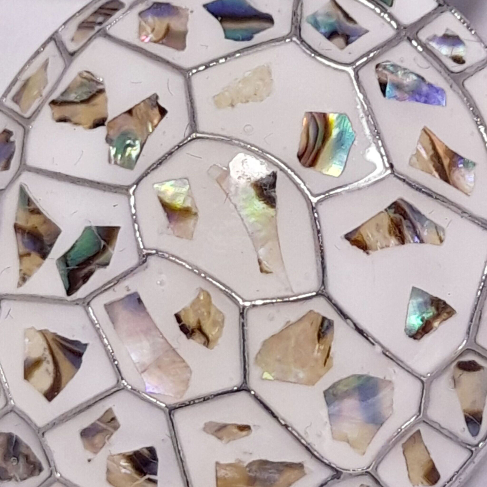 Брошь "Черепаха белая"