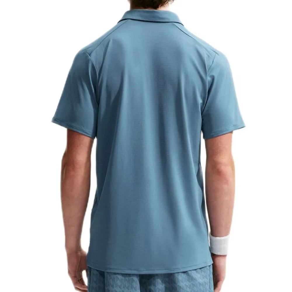 Мужское теннисное поло Nike Court Advantage Dri-Fit Tennis - smokey blue/white