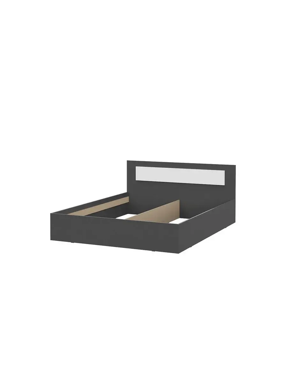 Кровать двухспальная 160х200 без основания Графит