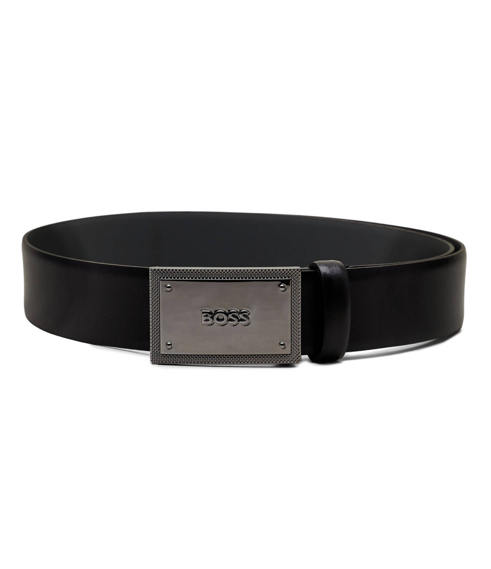 Кожаный ремень Icon BOSS BLACK - черный(50503310)