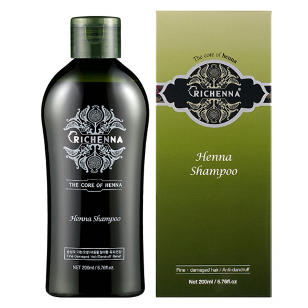 RICHENNA Шампунь восстанавливающий с хной Henna Shampoo 200 ml