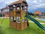 Детская площадка Клубный домик 2 с рукоходом Luxe
