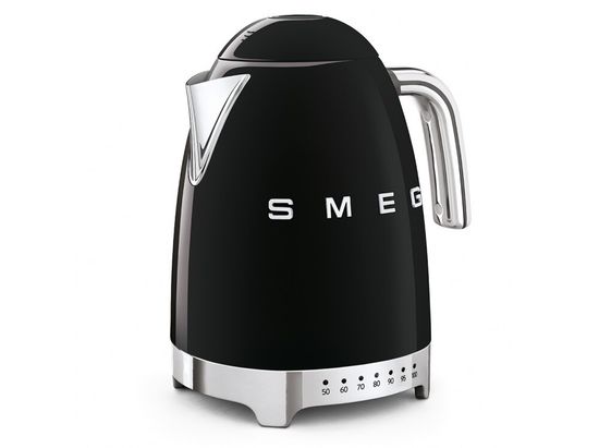 Чайник электрический с регулируемой температурой, Чёрный Smeg KLF04BLEU