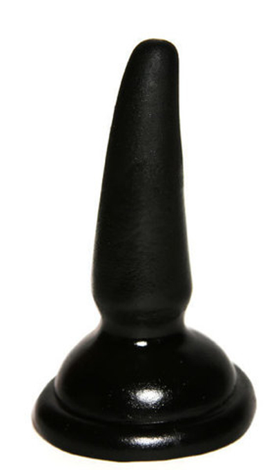 Анальная пробка №2 черного цвета