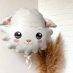 Шар (30''/76 см) Фигура, Голова, Нежная Овечка