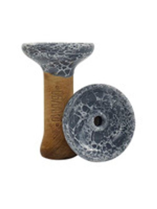 Чаша ОБЛАКО Phunnel L Glaze (Серо-белый мрамор)