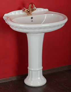 Пьедестал для раковины Migliore Gianeta ML.GNT-25.807.D1 декор золото