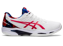 Мужские кроссовки теннисные Asics Solution Speed FF 2 Clay L.E. - white/classic red