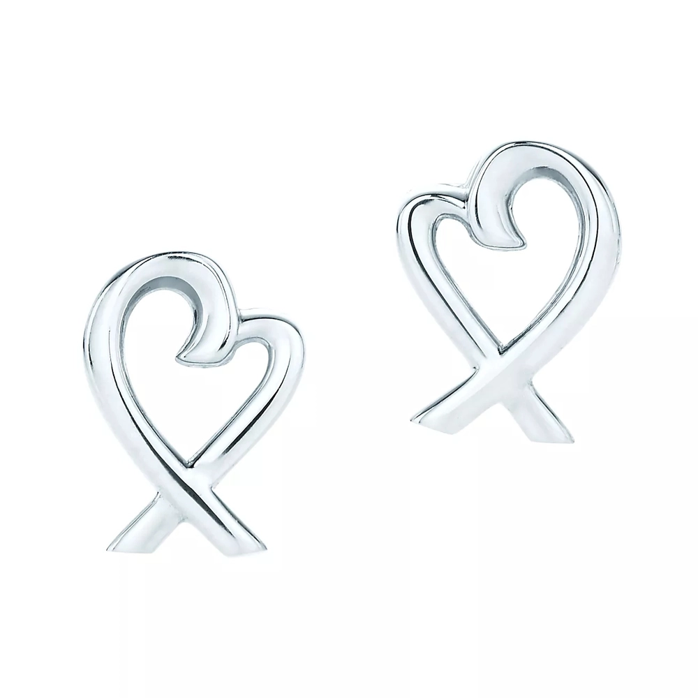 Серьги из серебра 925 , Tiffany💝 Любящее сердце. Paloma Picasso. В наличии