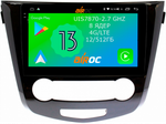 Магнитола для Nissan Qashqai 2014-2022 (кондиционер) - Airoc 2K AU-1213 Android 13, TS20, 12/512Гб, SIM-слот