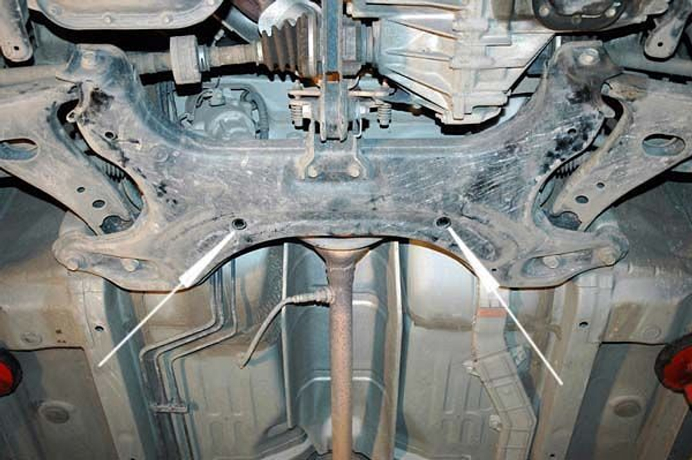 Защита картера и КПП Sheriff для Toyota Prius I/II (XW10/XW20) 2001-2006 арт.24.1197