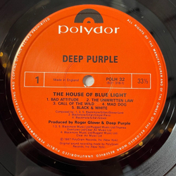 Винтажная виниловая пластинка LP Deep Purple The House Of Blue Light (UK 1987)