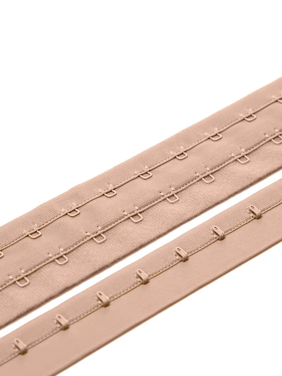 Крючки/петли на ленте, двухрядные, Arta-F, кофе с молоком 030